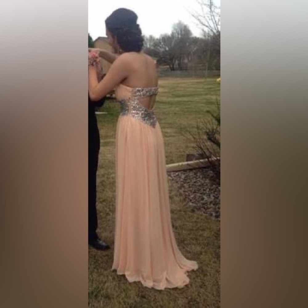 Windsor Peach Prom Dress